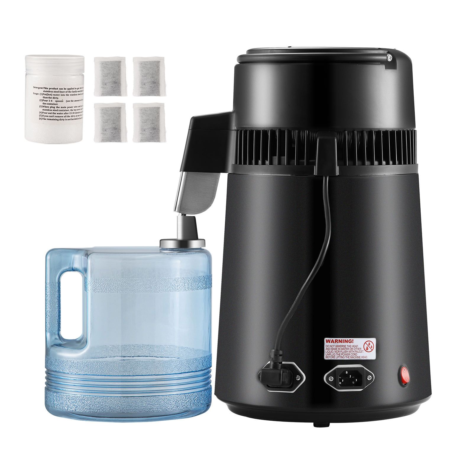 4-liter-tischwasserdestilliergerät/wasserreiniger Aus Edelstahl