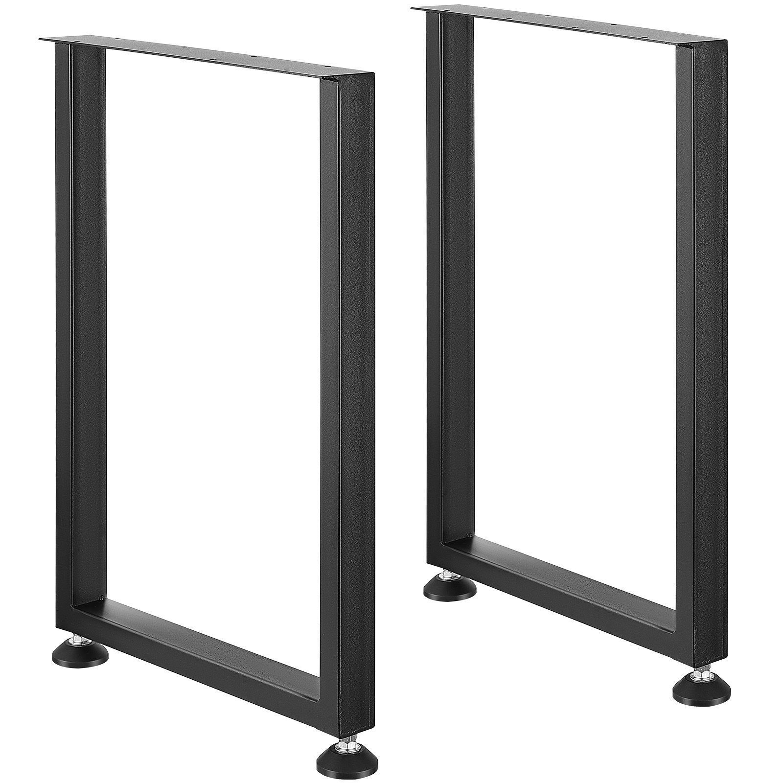 Verstellbare Möbelfüße Aus Stahlbeton, 711,2 Mm, 2er-set Für Büros, Maximale Traglast 453,6 Kg, Schnellmontage, Zubehör Inklusive, Schwarz.