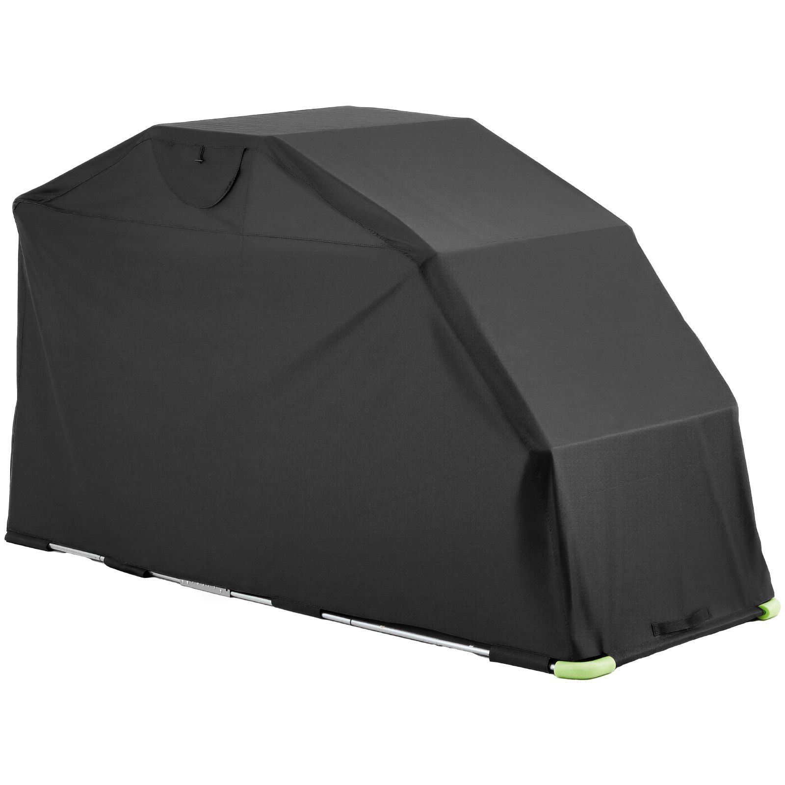 Motorradunterstand 279x109x160 Cm, Pop-up-garagezelt Aus 600d Oxford-gewebe, Mit Schloss Und Belüfteten Fenstern, Ganzjahresschutz, Schwarz.