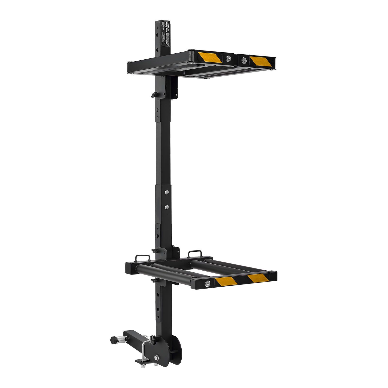 Ski- Und Snowboardträger Zur Befestigung An Der Anhängerkupplung, Kompatibel Mit 50-mm-aufnahme, Kapazität Für 6 Paar Ski Oder 4 Snowboards, Neigbar Und Abschließbar, Sicherheitsgurt Inklusive.