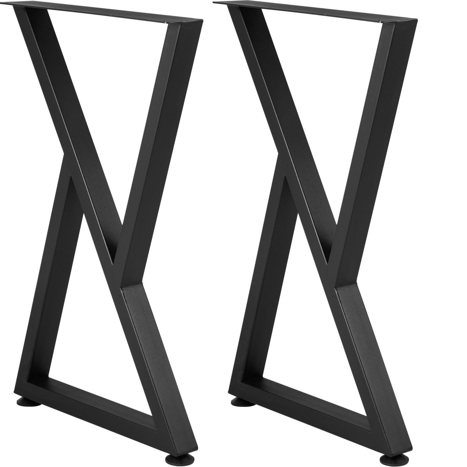 Z-förmige Tischbeine Aus Metall, 71,1 X 45,7 Cm, 2er-set Für Büro- Und Esstische
