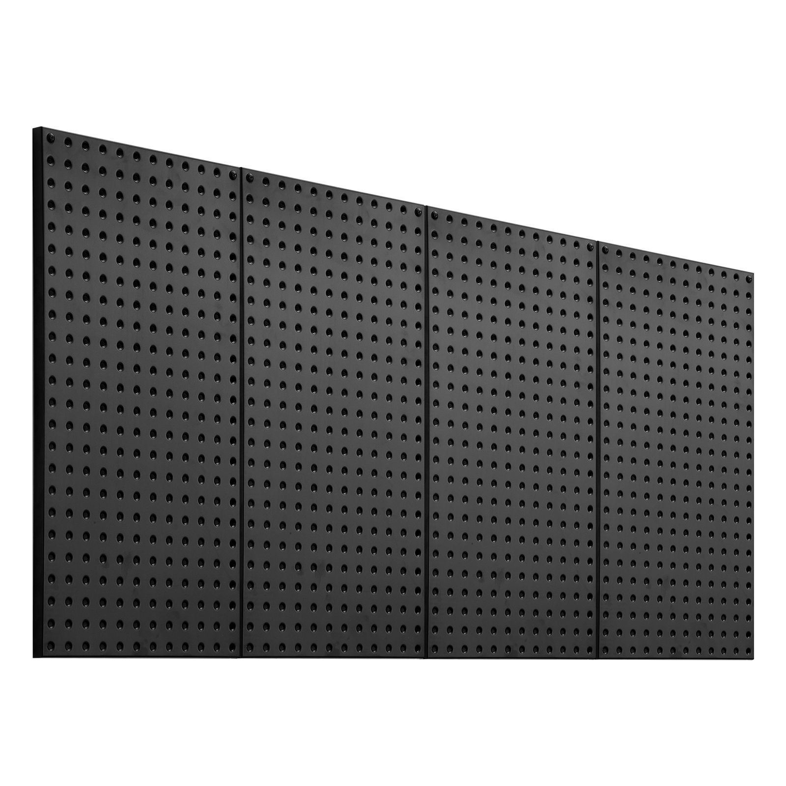 Robuste Stahl-lochwand, 61 X 30,5 Cm, 4er-pack, Schwarz. Wandorganizer Für Werkstatt, Garage, Küche Oder Büro.
