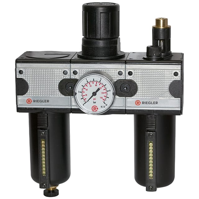 Wartungseinheit 3-teilig »multifix« mit Metallbehälter, BG 1, G 3/8