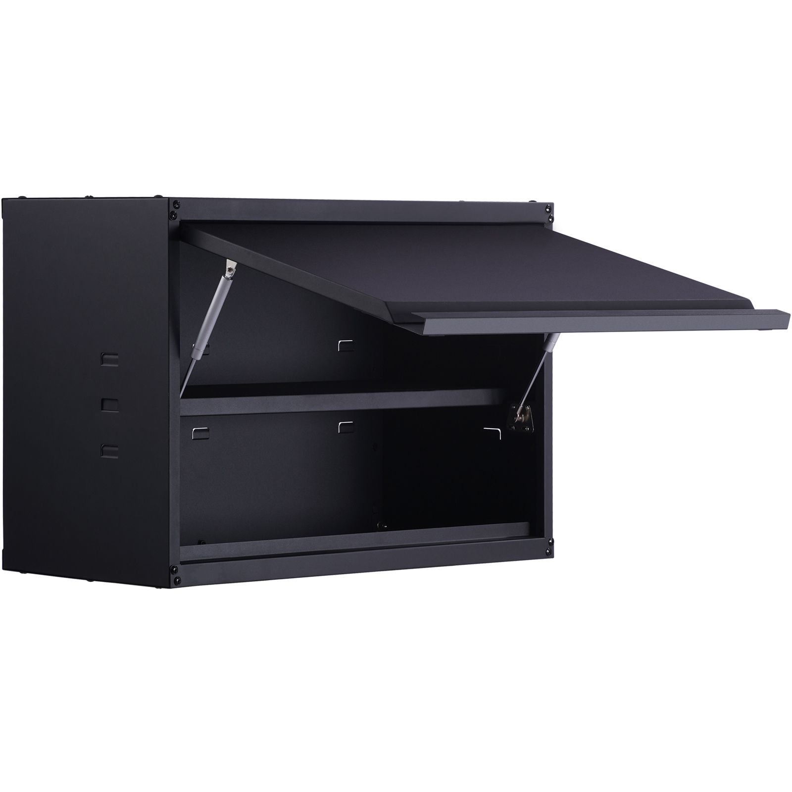 Wandmontierter Metallschrank, Tragkraft 54,4 Kg Pro Regalboden, Höhe 50,8 Cm, Lackierter Stahl, Verstellbare Regalböden, Tür Mit Push-to-open-mechanismus, Ideal Für Zuhause, Büro Oder Garage