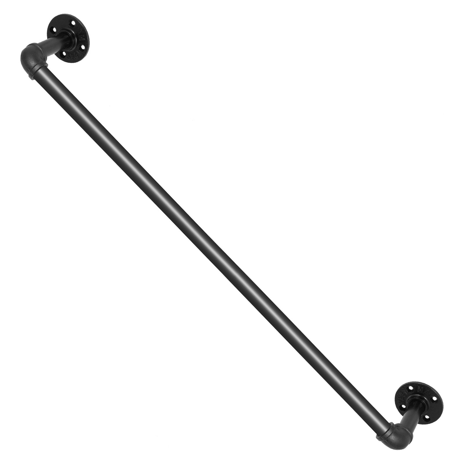 Treppengeländer Aus Kohlenstoffstahl, 61 Cm, Zur Wandmontage