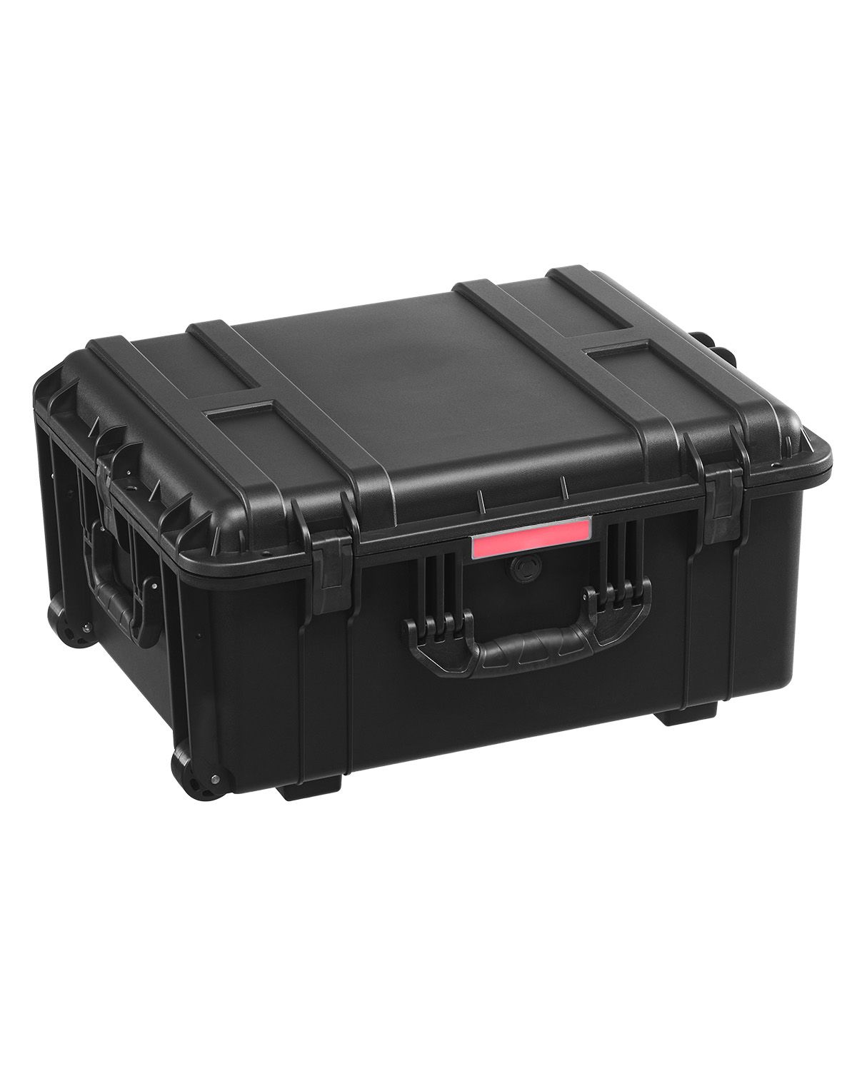 3,5 Kubikfuß (ca. 0,99 M³) Wasserdichter Hartschalenkoffer Mit Rollen Und Teleskopgriff, Ip67, Integrierter Schaumstoff, Schwarz (großes Modell)
