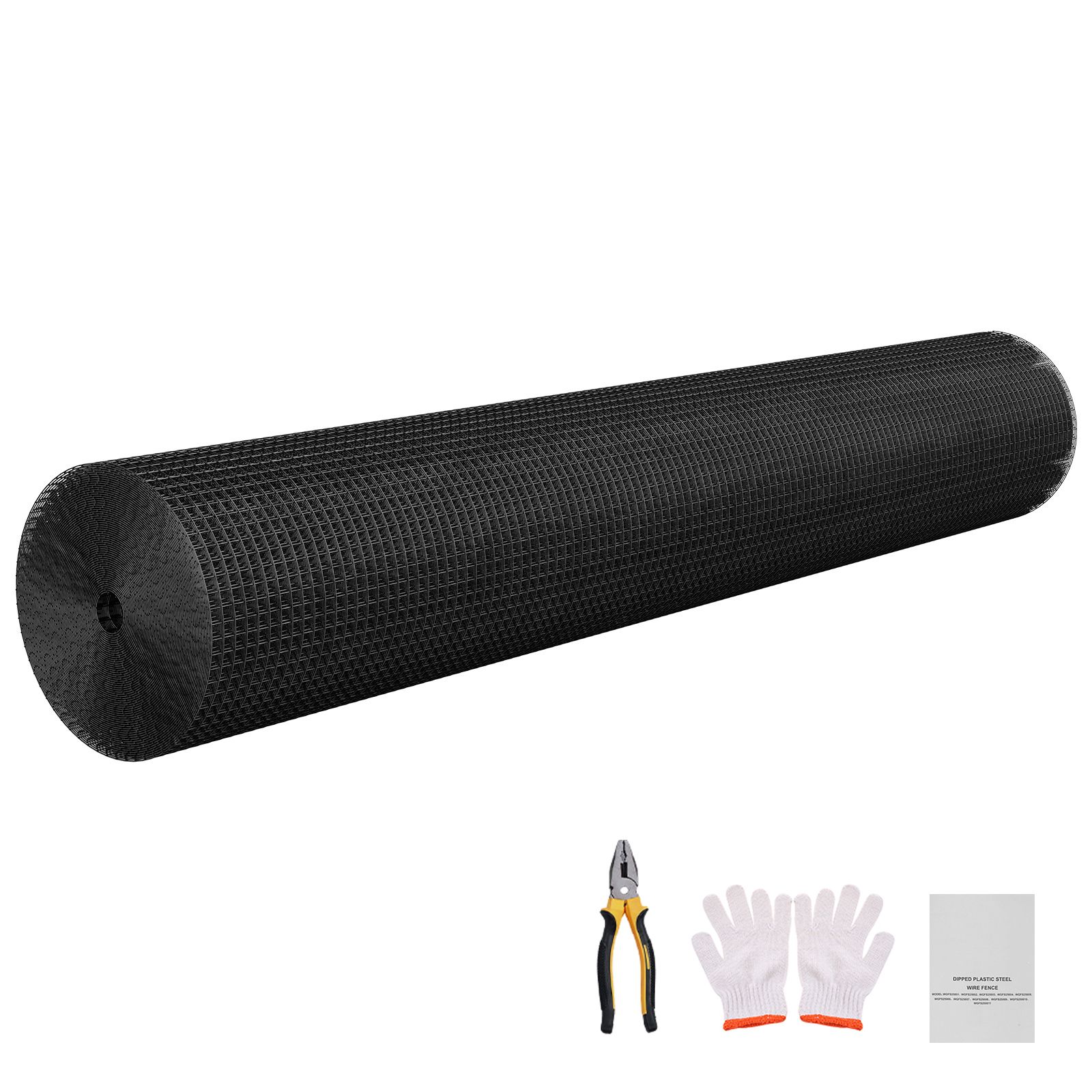 Verzinkter Drahtzaun 152 Cm X 30,4 M, 1/2 Zoll Maschenweite, 19 Gauge Drahtstärke, Wetterfeste Vinylbeschichtung, Geschweißter Zaun Für Garten, Kaninchen- Und Schlangenkäfige