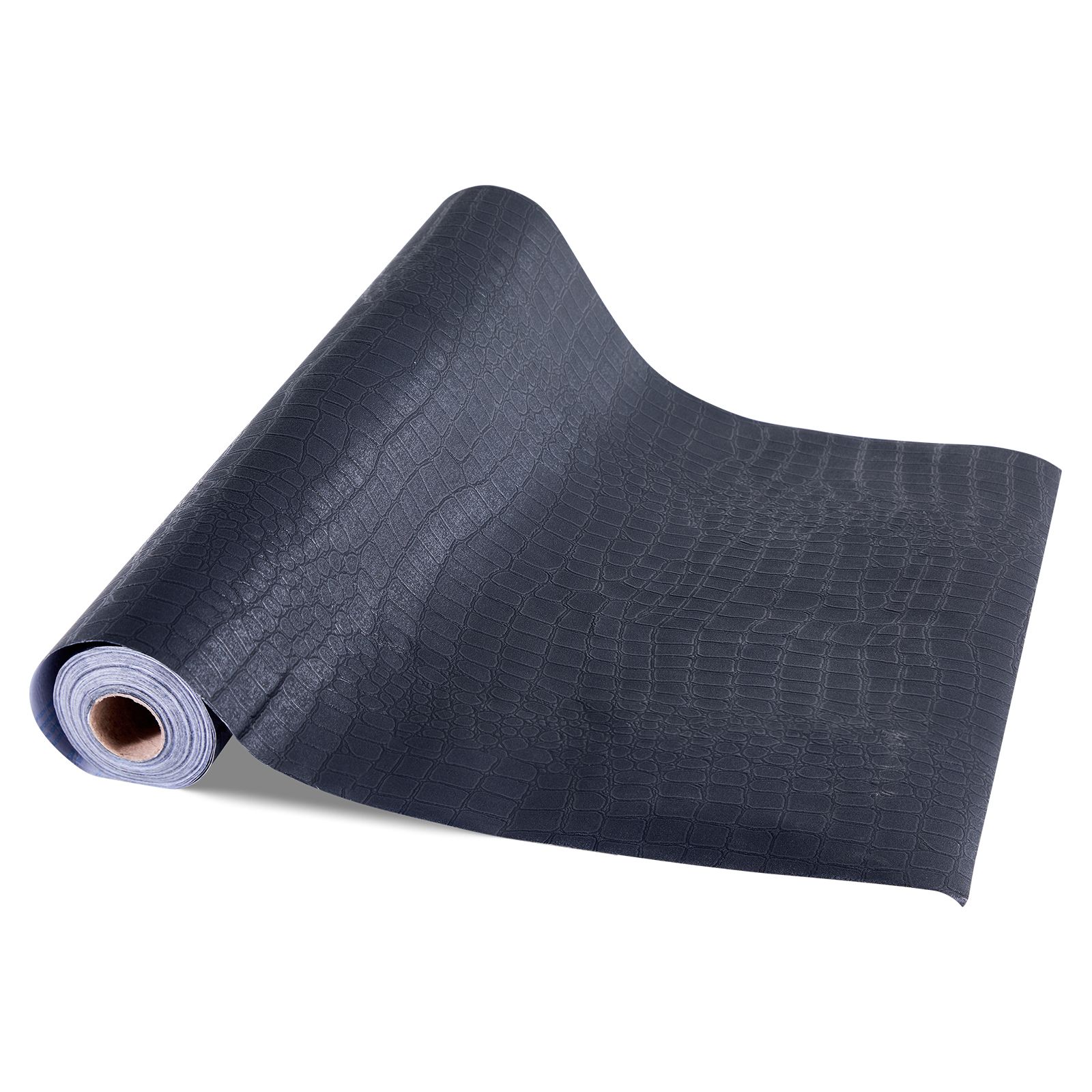 Selbstklebende Tapete 40 Cm X 10 M, Schwarze, Rissige Struktur, Wasserfest, Selbstklebend, Leicht Zu Reinigen, Dekoratives Vinyl Für Schlafzimmer, Küche, Büro, Badezimmer.