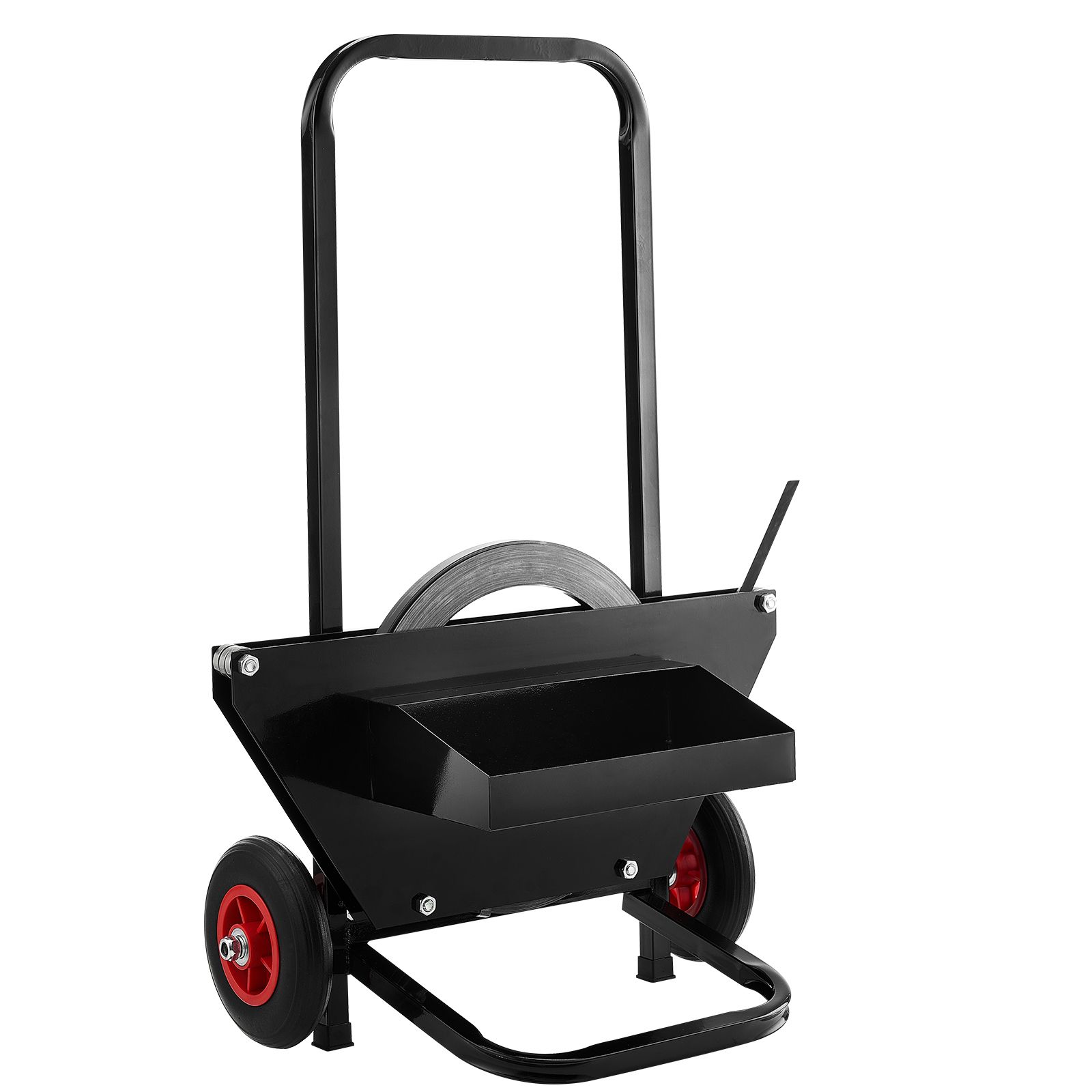 Abwickelwagen Für Stahlbänder, Geeignet Für Spulen Mit Ø600 Mm, Robust Mit Gummirädern, Ideal Für Fabrik, Lagerhalle Und Ladebereich.