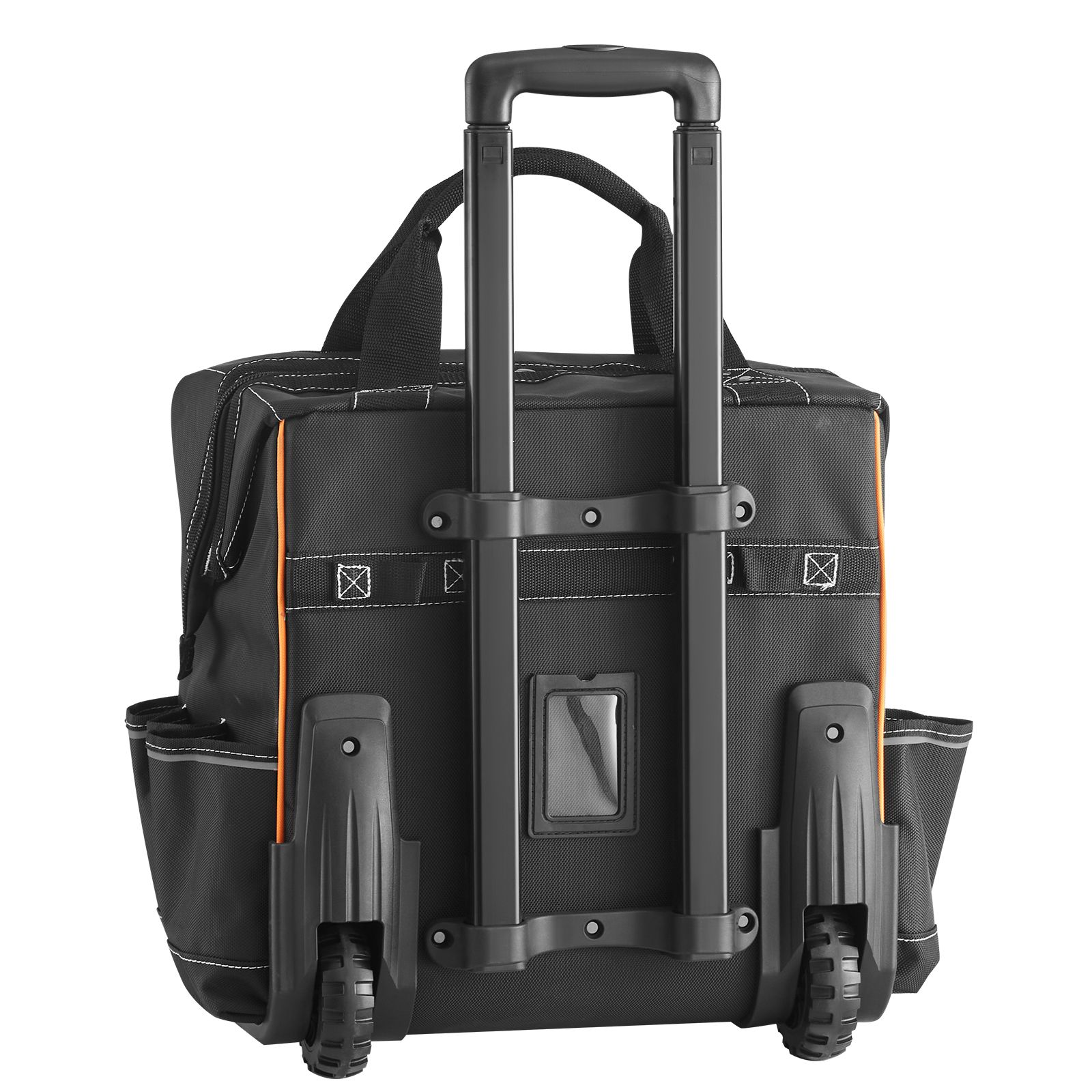 Werkzeugtasche Mit Rollen, 50 Kg, 25 Taschen, Teleskopgriff, Stabiler Boden, Für Baustellen Und Mechaniker.