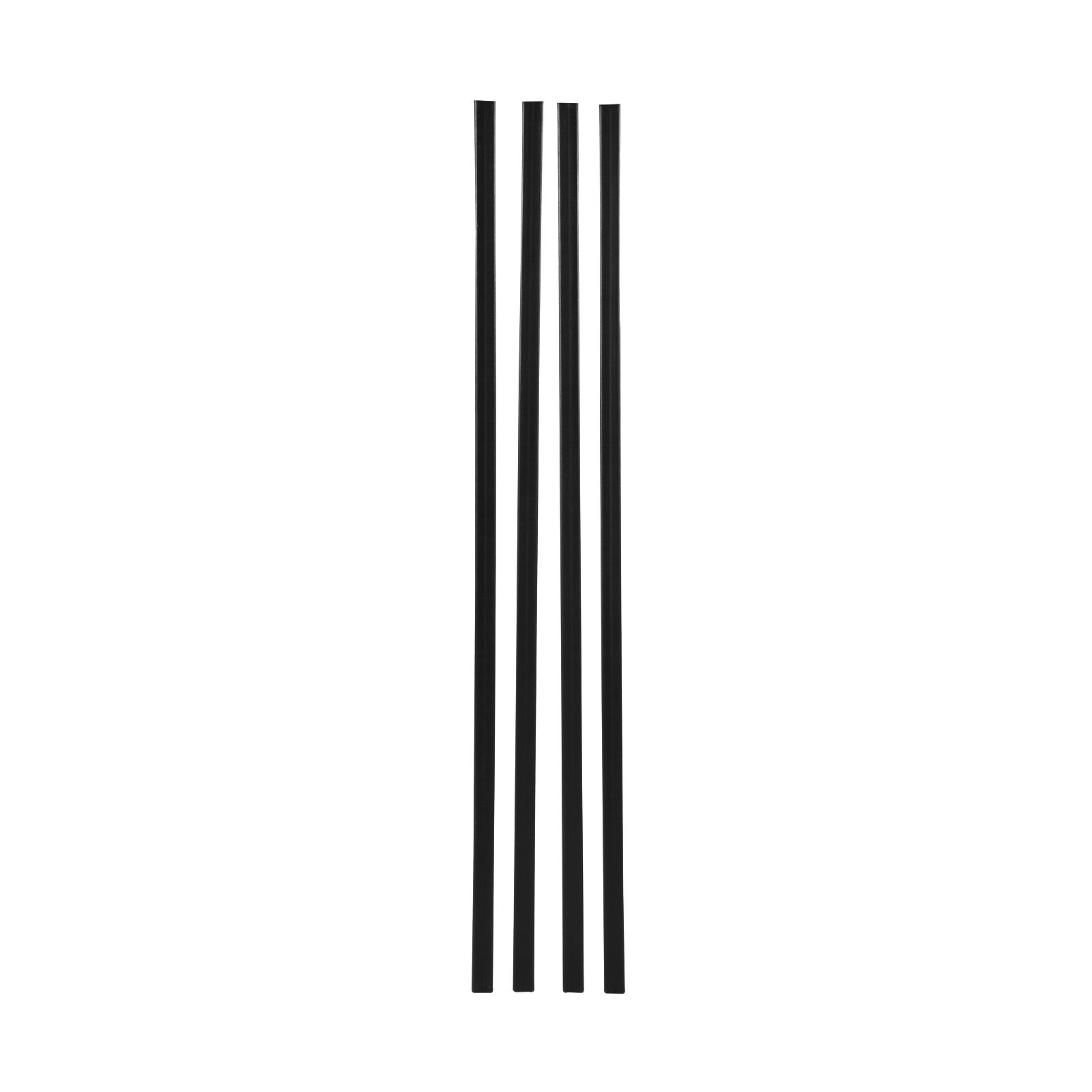 Zaunelement Mit Bodenverriegelung, Doppelte Vertikale Wand Für Drahtgitterzäune, Hochdichtes Hdpe, Ideal Für 1,8 M Hohe Zäune, Garten, Bauernhof, Sportplatz (schwarz)
