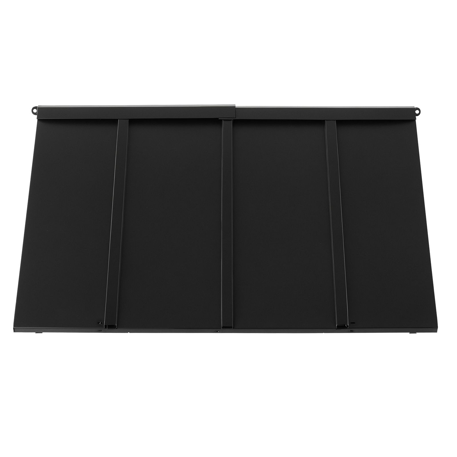 Feststehender Metallrollladen 44 X 24 Zoll, Tür- Und Fensterüberdachung, Stabiler Dreieckiger Stahlrahmen, Schutz Vor Regen, Schnee Und Sonne Für Eingänge, Fenster, Veranden Und Balkone.