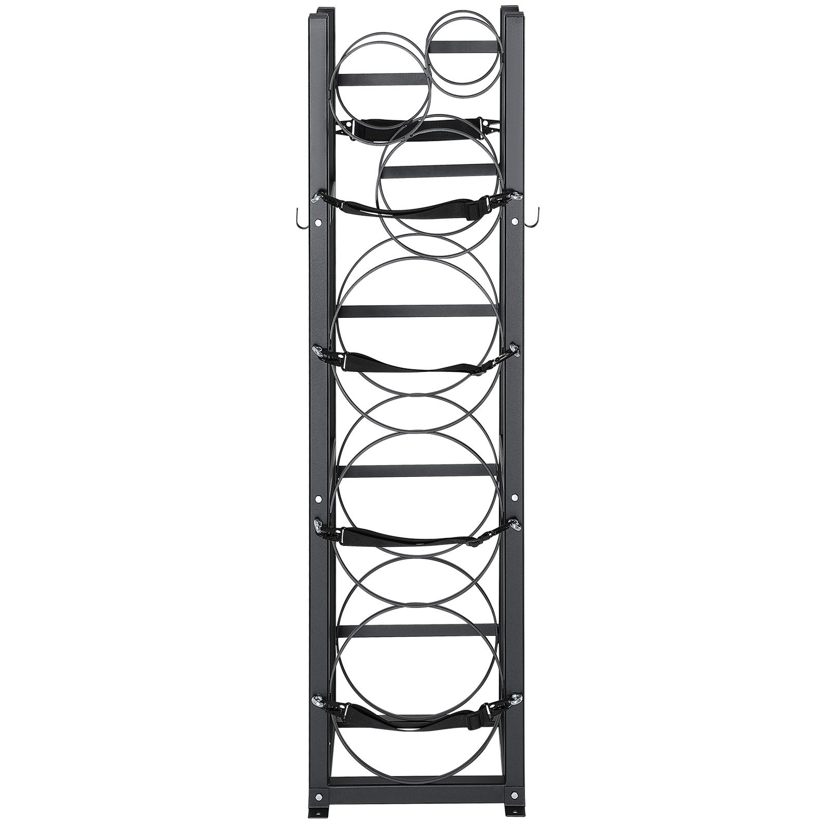 Lagergestell Für Kältemittelflaschen, 3 X 13,6 Kg + 3 Kleine Flaschen, Abmessungen 32,5 X 33 X 119,7 Cm, Gestell Für Freon-, Gas-, Sauerstoff- Und Stickstoffflaschen.