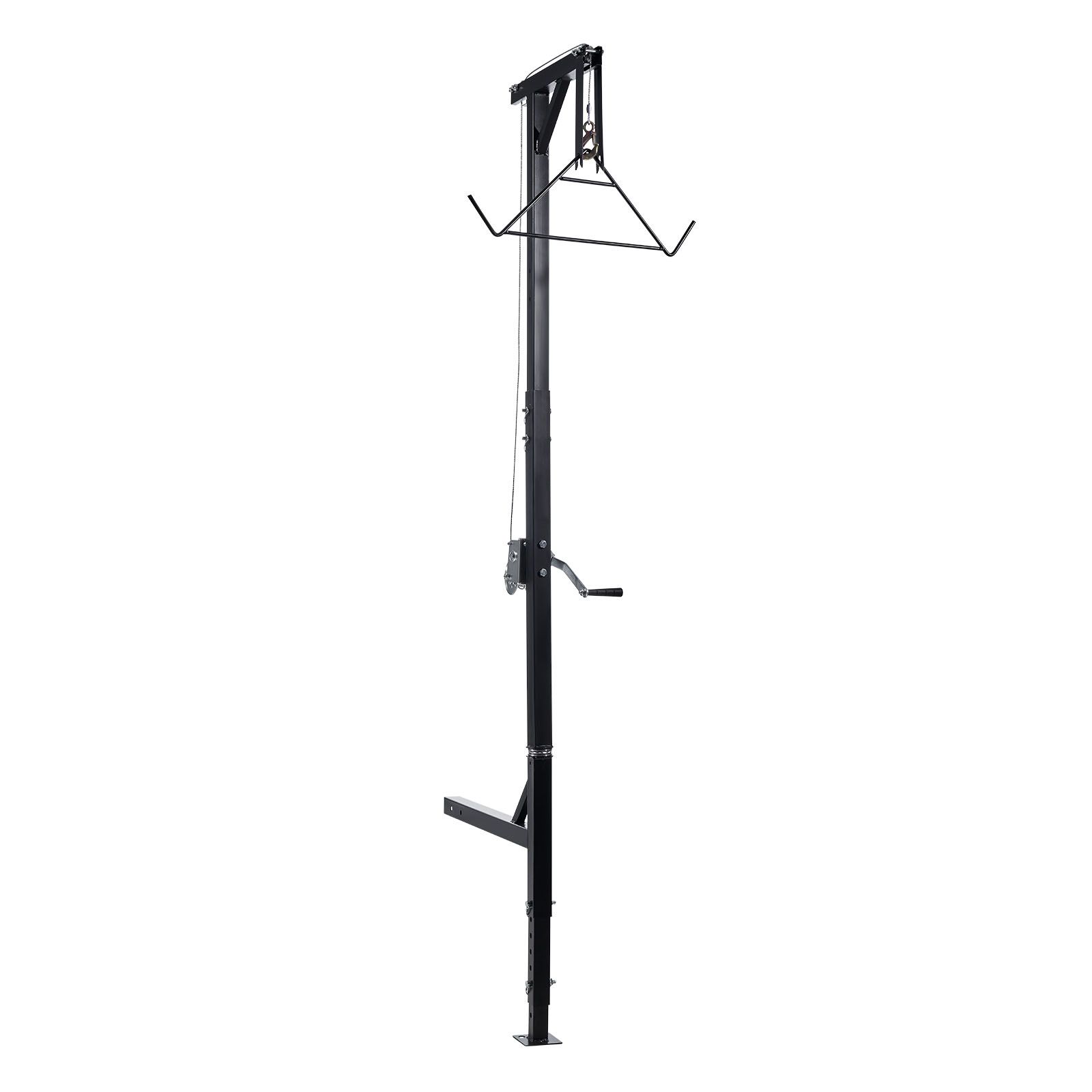 Wildhebewinde, 500 Lb, 2 Zoll Aufnahme, 360° Drehbar, Höhenverstellbar, Mit Hebevorrichtung Zum Abziehen Und Reinigen.