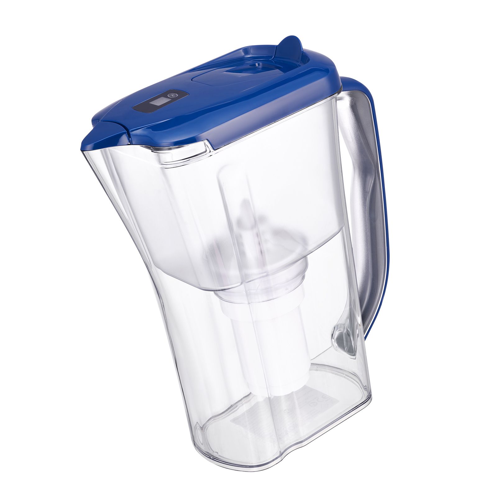 Wasserfilterkanne Mit 9 Tassen Fassungsvermögen, 5-stufiges Filtersystem Mit Wechselanzeige, Bpa-frei. Reduziert Kalk, Blei, Chlor Und Gerüche. Hält 3 Monate Oder 150 Liter. Schnelle Filtration.