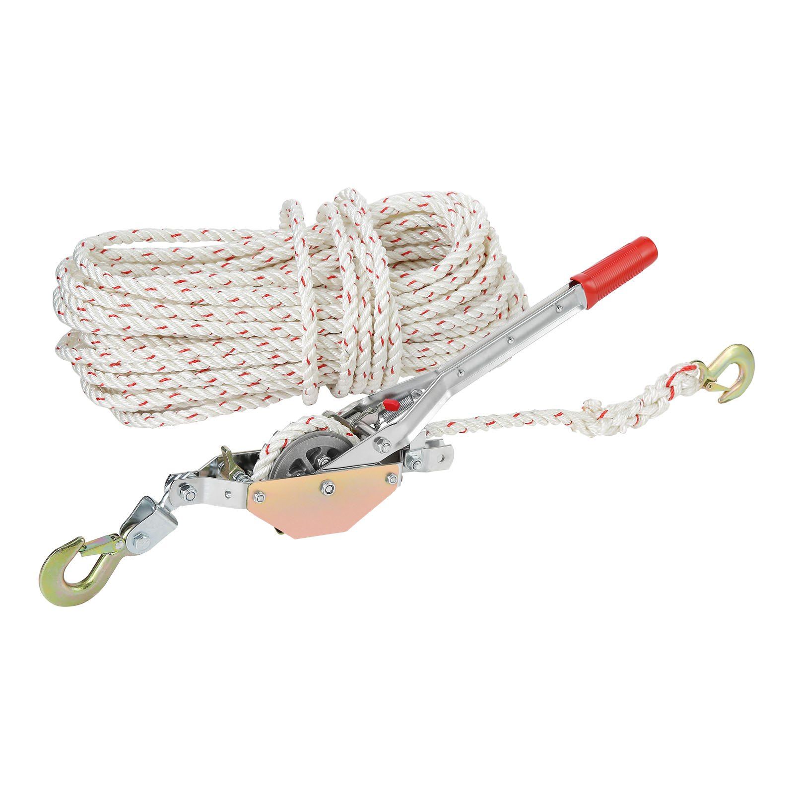 Ausziehbare Winde, Tragfähigkeit 750 Kg, Mit 30,48 M Ø 1,52 Cm Kabel, 2 Haken, Robust Zum Bewegen Von Booten, Sichern Von Ladungen, Transportieren Von Baumstämmen.