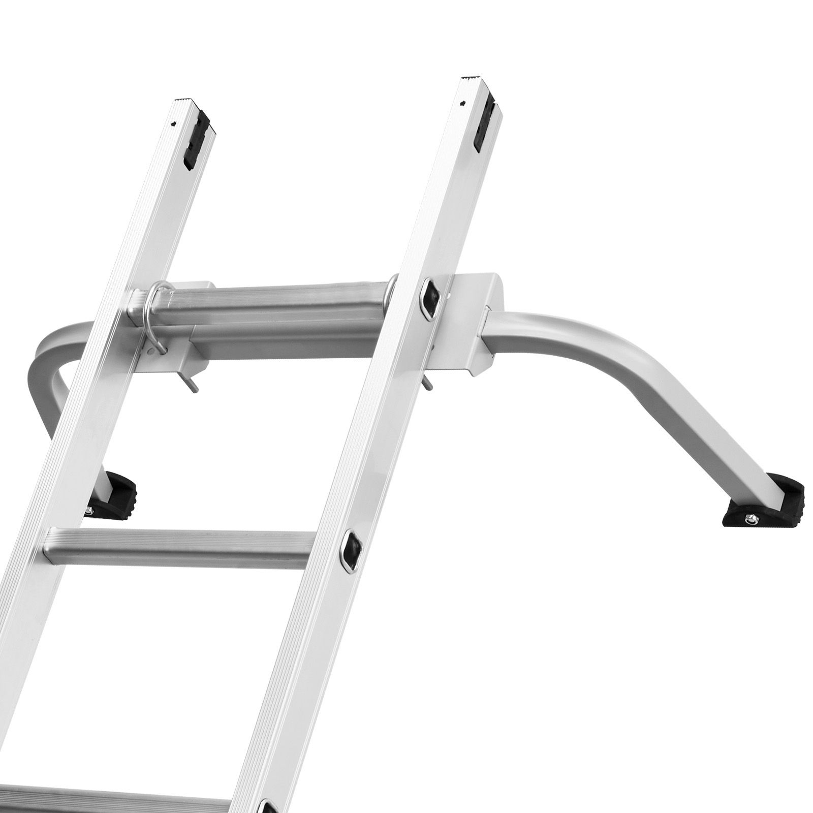Leiterstabilisator, Abstandshalter Für Ausziehleitern, Robustes Zubehör Für Dachrinnen Und Wände, Einfach Zu Bedienen, Anpassungsfähig, Rutschfeste Füße, Maximale Belastung 150 Kg.