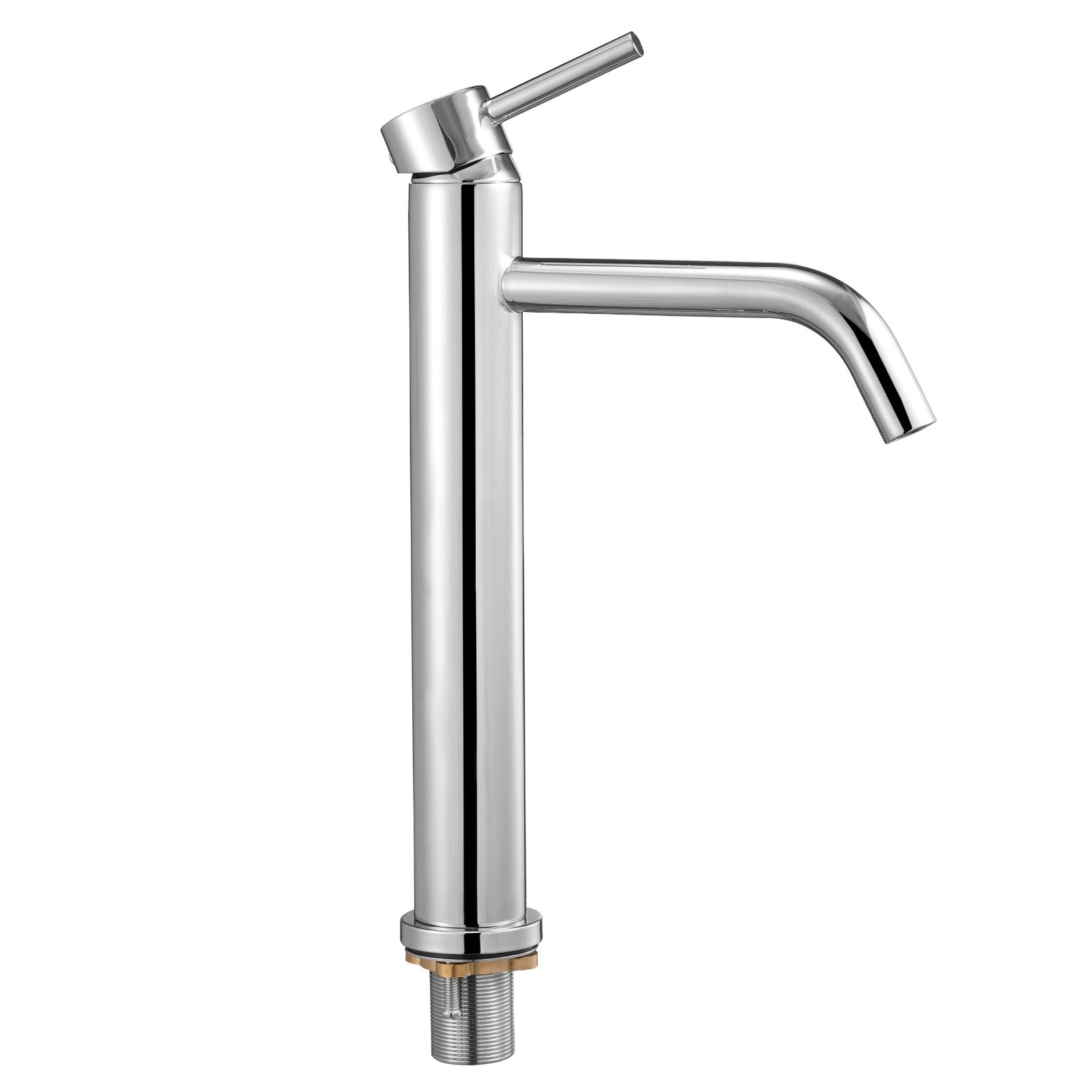 Einhebel-spültischarmatur, Chrom-finish, Kompatibel Mit 1 Oder 3 Löchern, Mit Druckknopf-ablaufgarnitur, Ideal Für Küche, Bad, Wohnmobil, Bar Oder Öffentliche Toiletten.