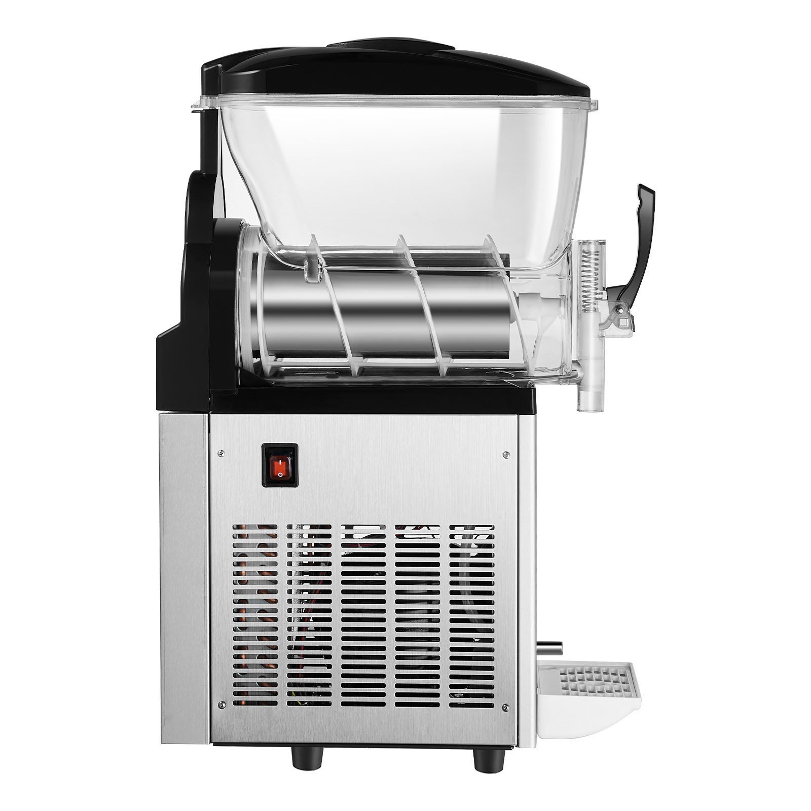 Gewerbliche 12-liter-slush-maschine, Einzeltank, 48 Becher, Edelstahl, Für Smoothies Und Gefrorene Getränke, Ideal Für Partys, Restaurants, Cafés Und Bars