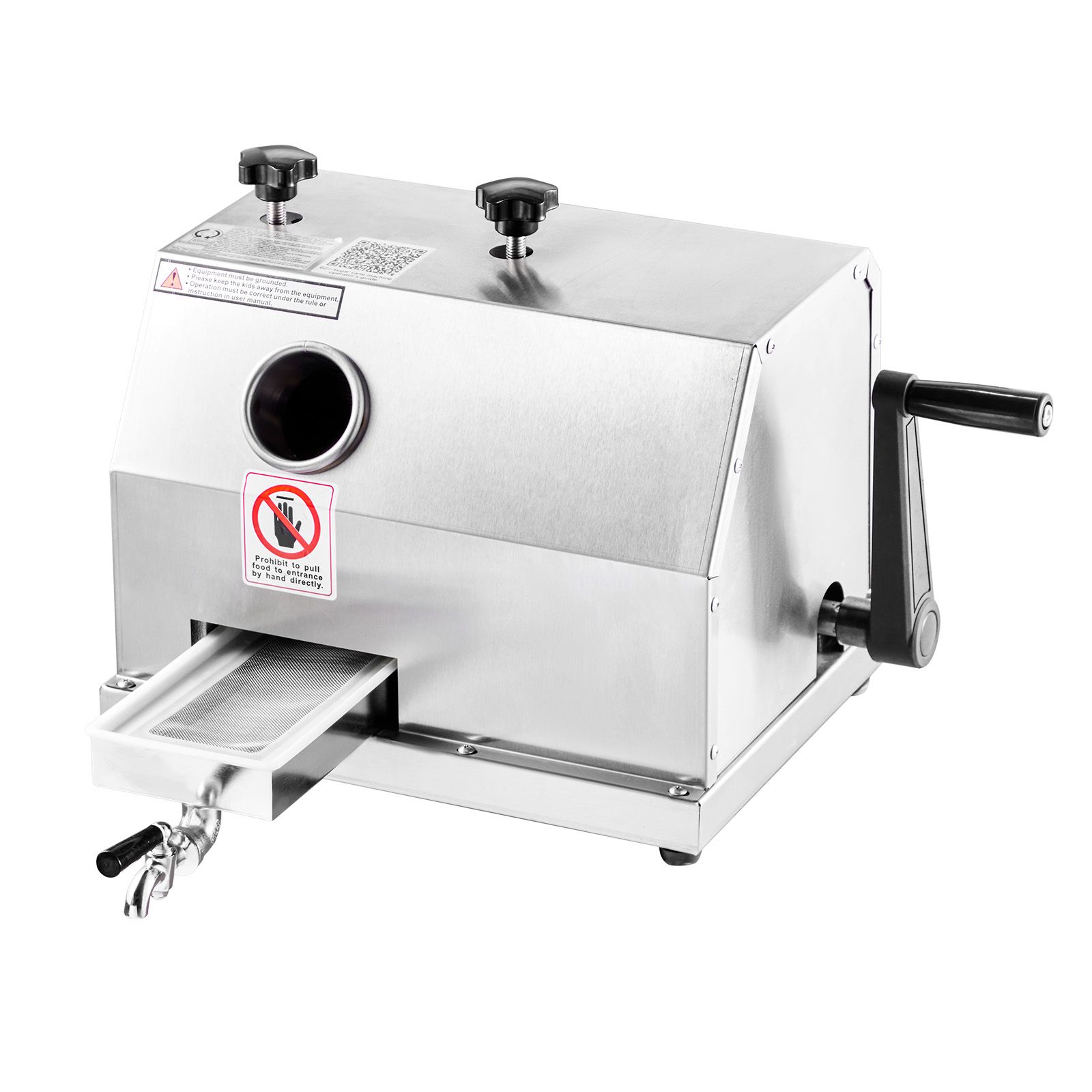 Gewerbliche Zuckerrohrsaftpresse, 50 Kg/h, 3 Walzen, 62 Mm Einlass