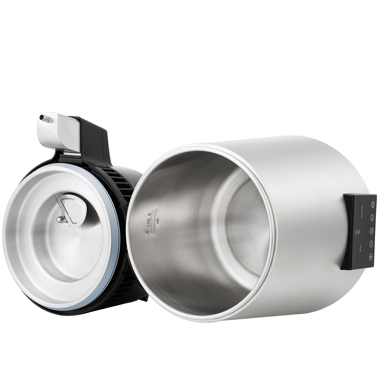 4-liter-wasserdestilliergerät, 1,5 L/h, Timer, Zwei Temperaturstufen, Silber