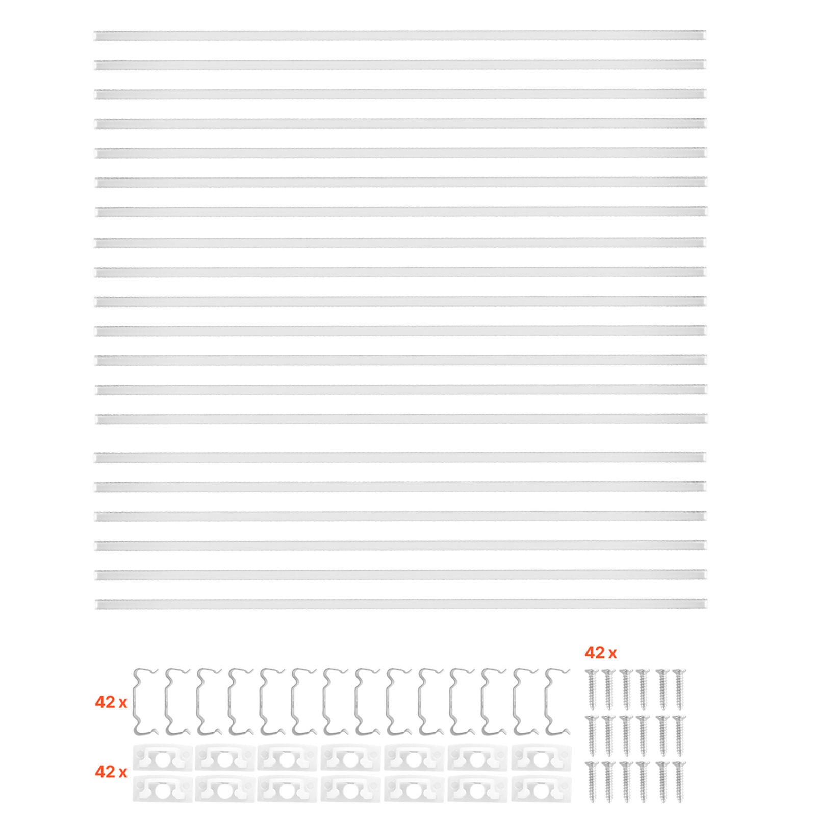 U-förmiges Aluminium-led-profil 1 M X 20, Mit Milchiger Abdeckung, Endkappen Und Befestigungsclips, Für Led-streifen, Einfache Montage Unter Möbeln.