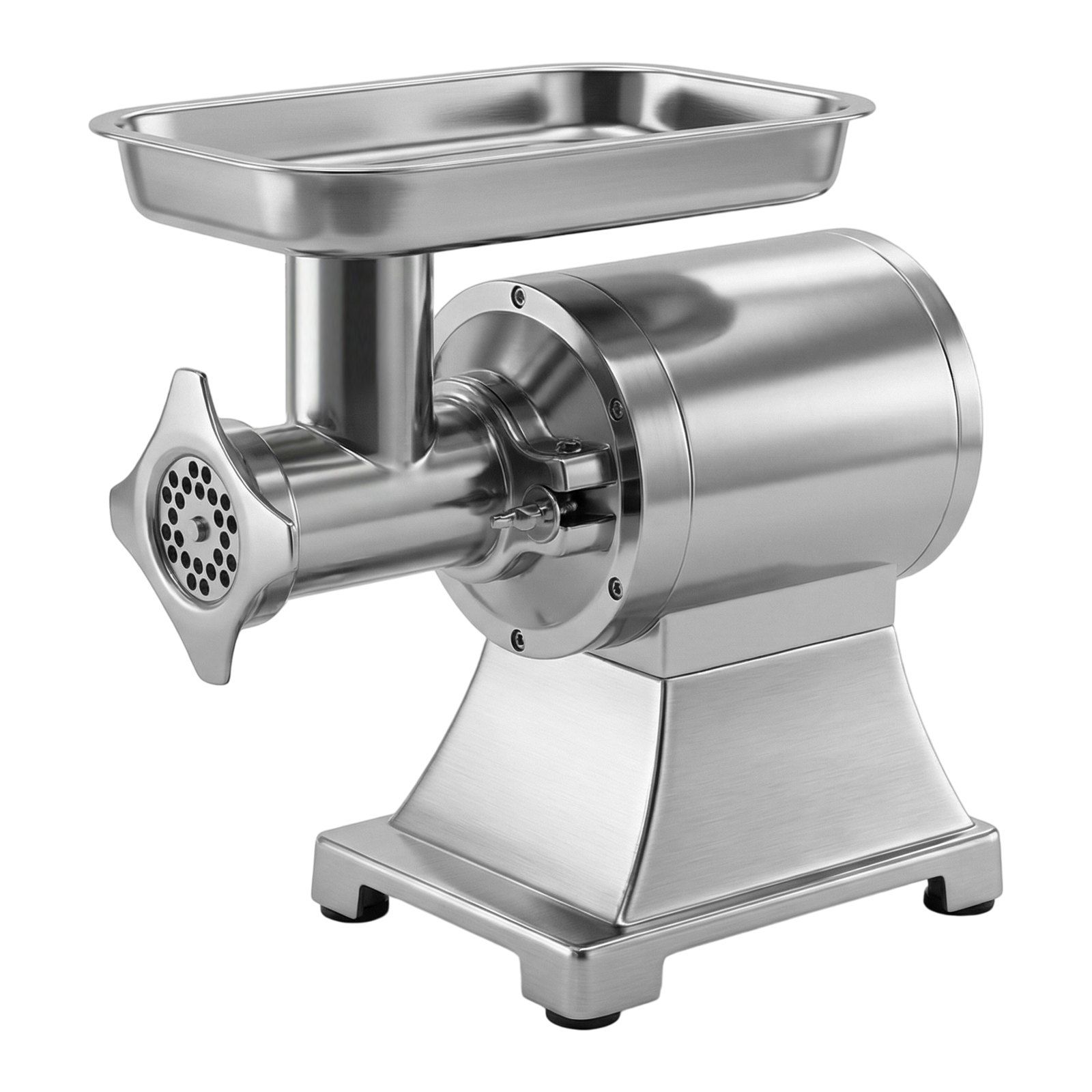 Professioneller Fleischwolf 4,2 Kg/min, Elektrischer Fleischwolf Nr. 12 Mit 2 Lochscheiben, 3 Wurstaufsätzen Und Kibbeh-set, 750 W/1 Ps, Etl-zertifiziert