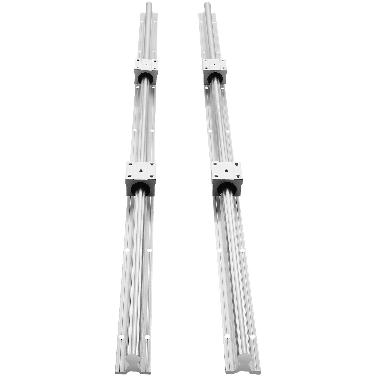 Sbr12 1000mm Linearführungsschiene, Set Mit 2 Schienen Und 4 Sbr12uu Gleitblöcken, Für Cnc-maschinen, Diy-projekte Und Automatisierung.