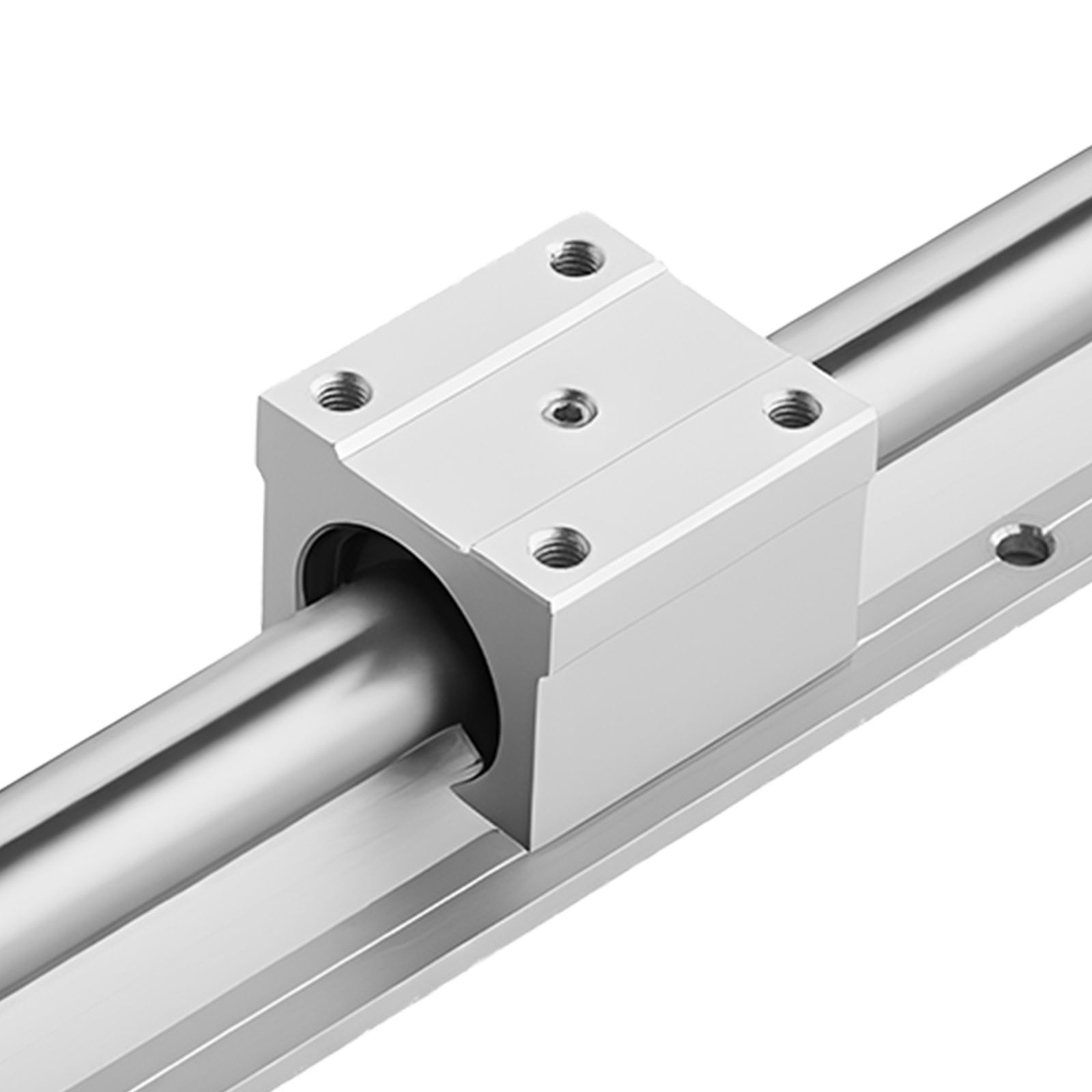 Sbr20 Linearführungssatz, 2 X 2000 Mm (78,74 Zoll) Schienen Mit 4 Gleitblöcken, Voll Unterstützte Achse, Für Schneid-, Schleif-, Fräs- Und Bohrmaschinen.
