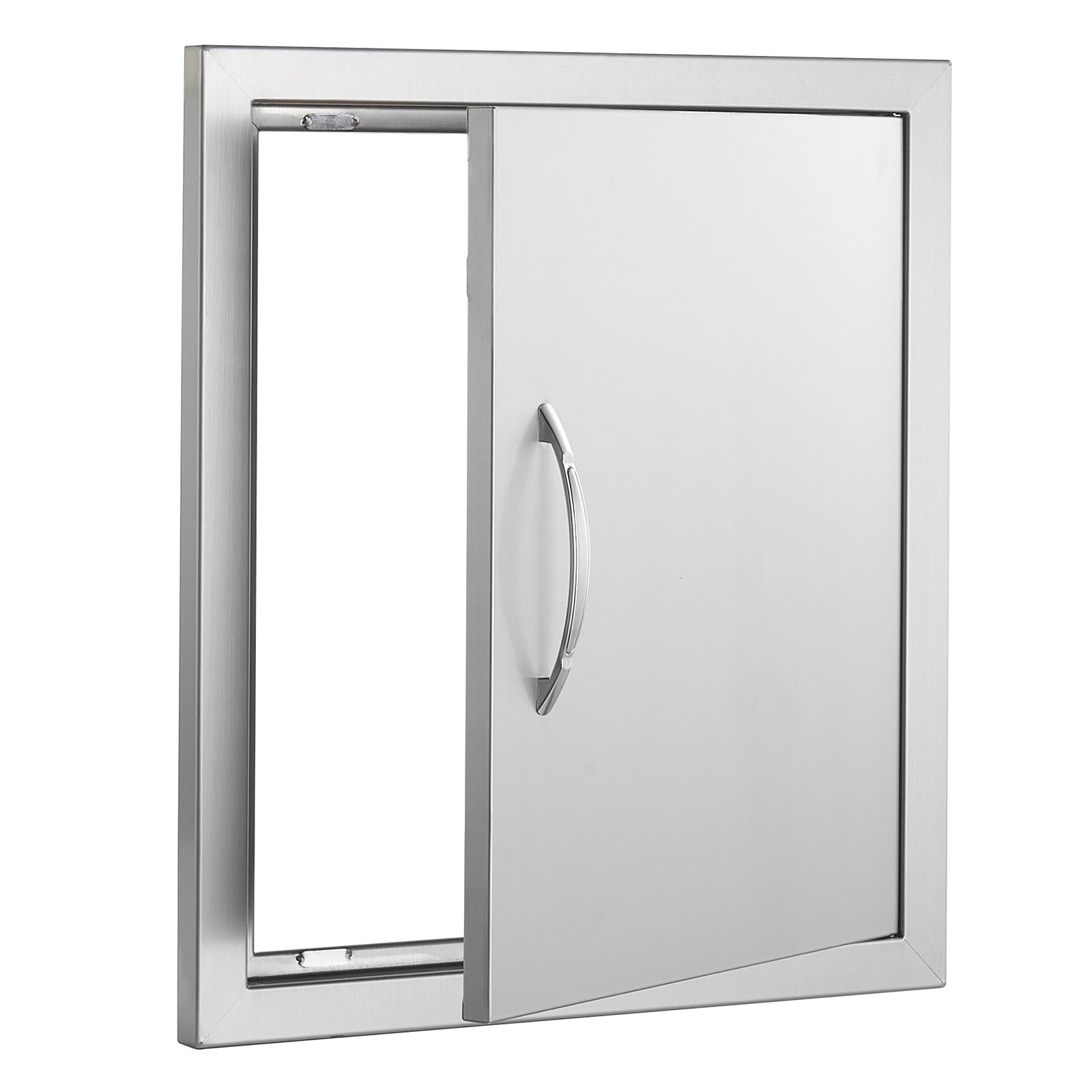 Zugangstür Für Grillplätze 457x508 Mm, Edelstahl, Flächenbündig, Griff Und Haken Inklusive, Für Outdoor-kochinseln Und Gartenmöbel.