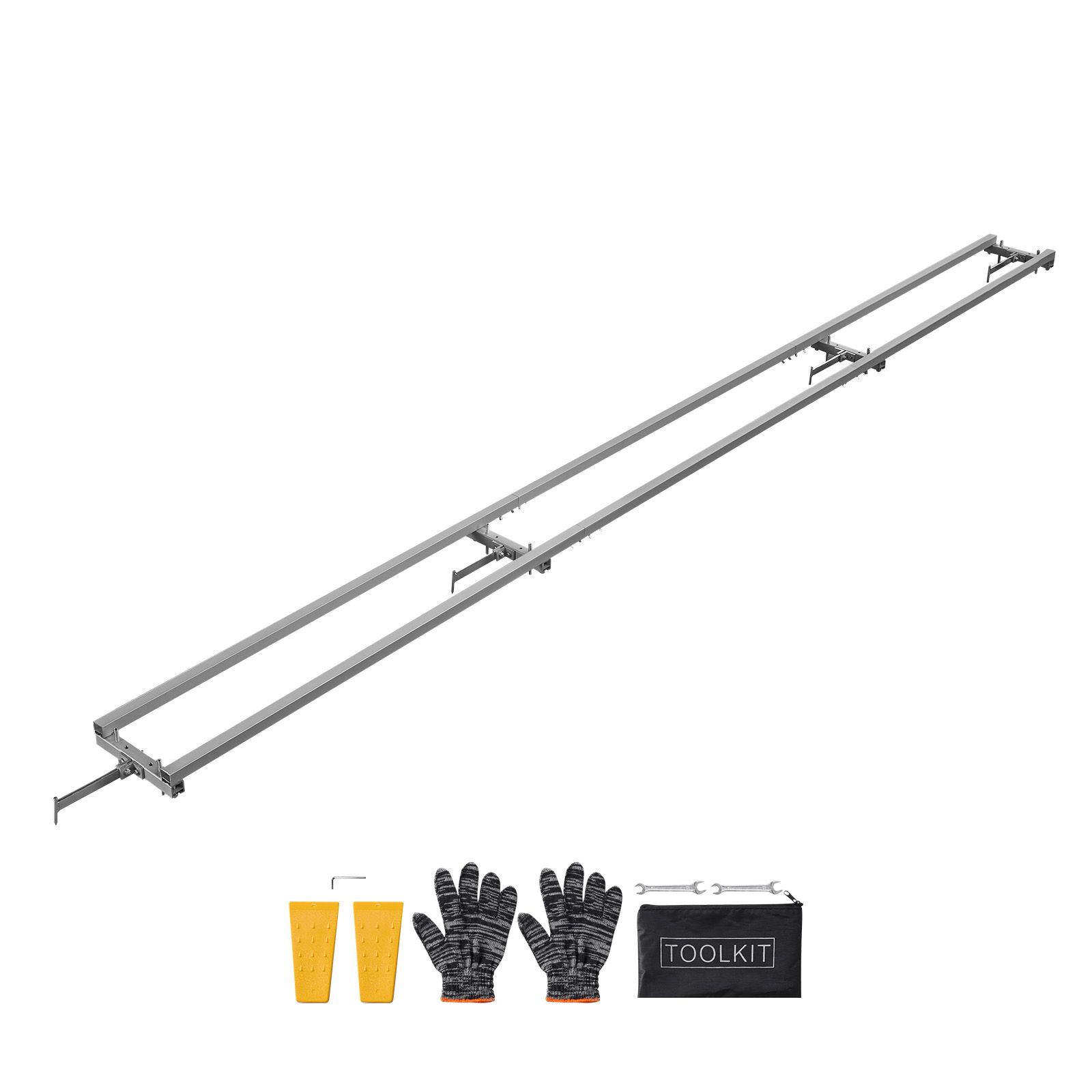 Schienenfräs-führungssystem 3,66 M – Kettensägen-set, Aluminiumschienen, 2 Keile, Verstellbare Führung Für Schreiner Und Heimwerker.