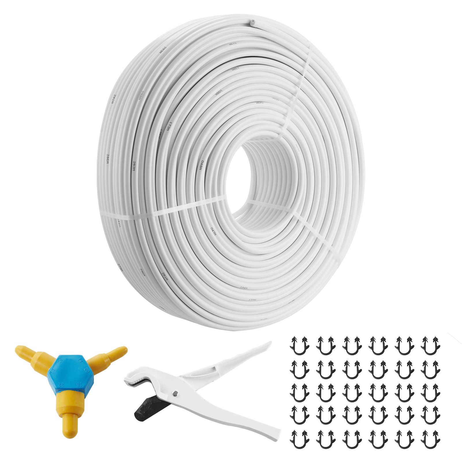 Pex-al-pex 300 M Rohr, Ø16 Mm, Mehrlagige Aluminium-sauerstoff-sperre Für Fußbodenheizung, 2 Mm Wandstärke, Widerstandsfähiges Verbundrohr.