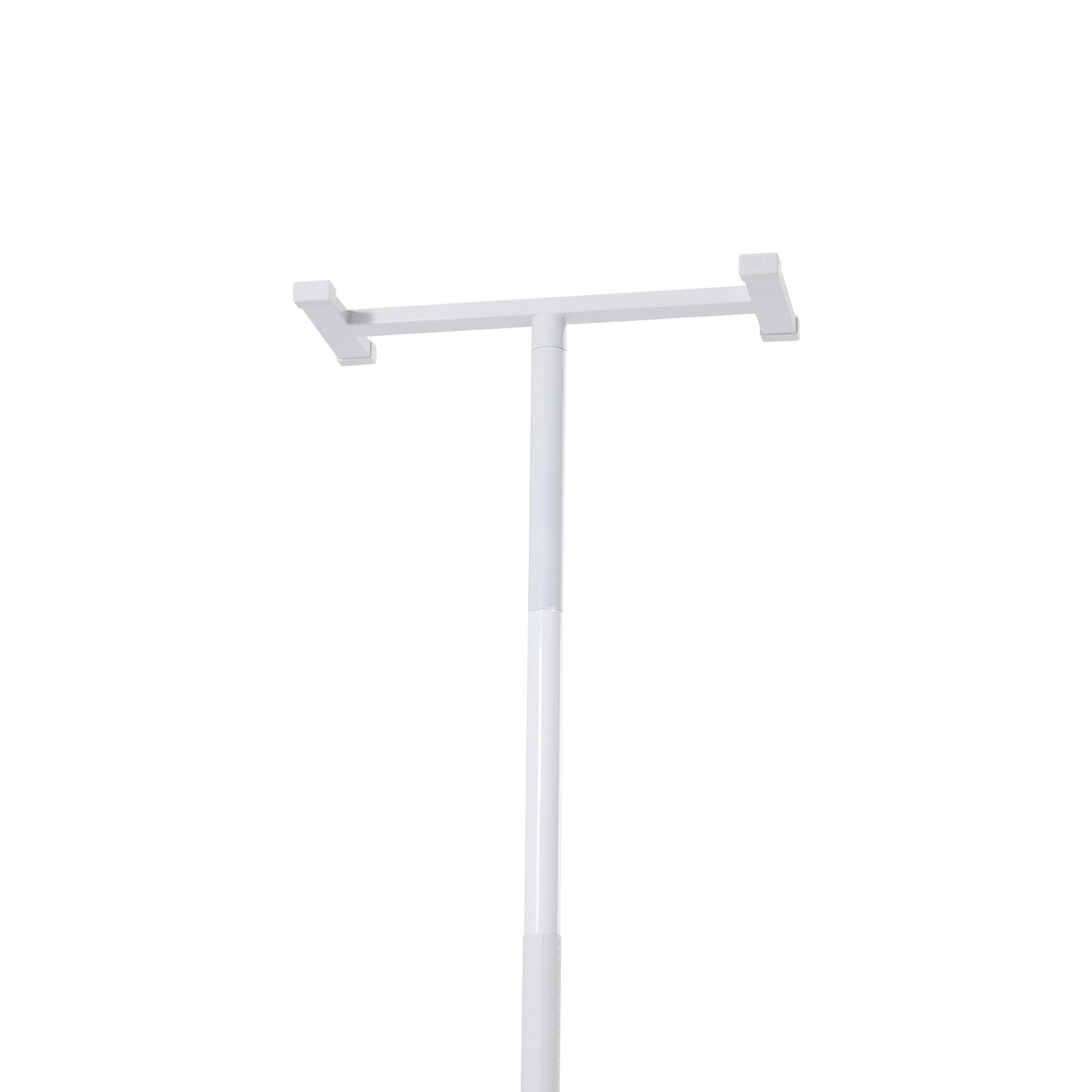 Haltegriff Vom Boden Bis Zur Decke, Rutschfester, Gebogener Griff, Tragkraft 136 Kg, Sicherheit Für Senioren, Höhenverstellbar (2,1–3 M), Weiß