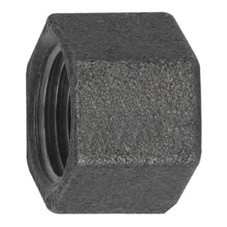 Kappe 300, Rp 1.1/4" I Temperguss schwarz
