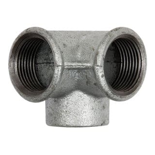Winkelverteiler 221, I/I/I, Rp 1", Temperguss schwarz