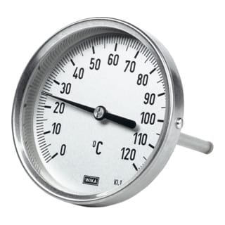 Bimetallthermometer, hochwertige Ausführung, L1=63/L2=43, Ø 63, -30°C bis 50°C