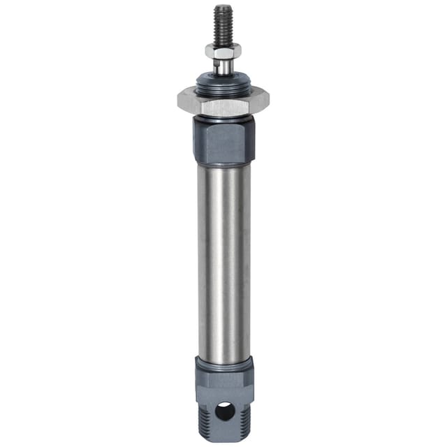 Rundzylinder ISO 6432, einfachwirkend, Magnet, Kolben-Ø 25, Hub 25, G 1/8