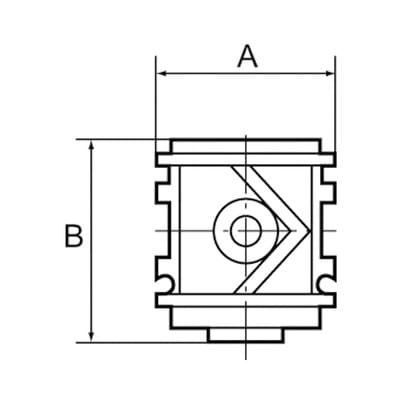 Verteiler »variobloc«, BG 2, G 1", mit 4 Abgängen