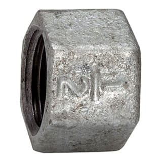 Kappe 300, I, Rp 1/2", Temperguss schwarz feuerverzinkt