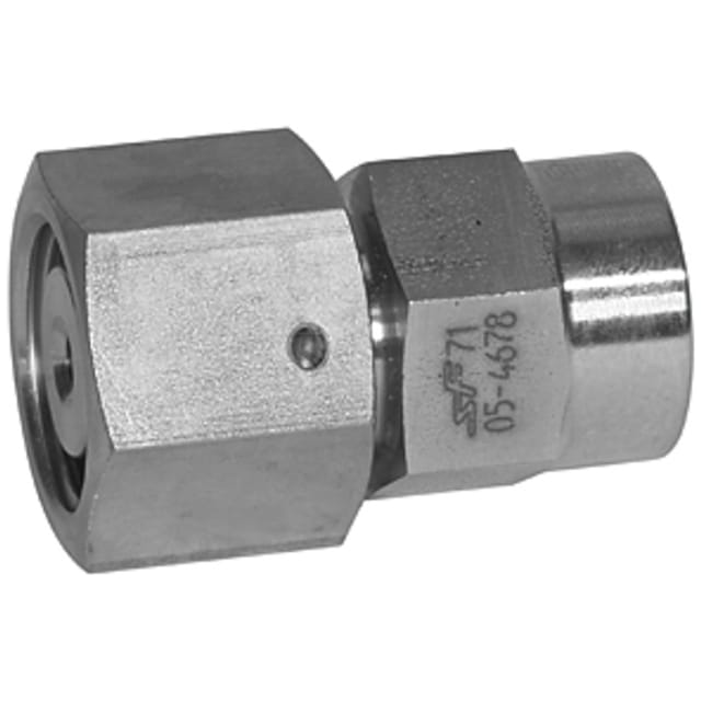Manometer-Anschlussverschraubung, Dichtkegel, G 1/4" I, Edelstahl 1.4571 Ø12mm