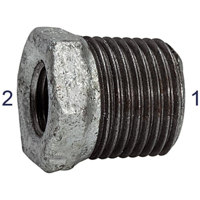 Reduzierstück 241, A/I, R 2.1/2", Rp 2", Temperguss schwarz