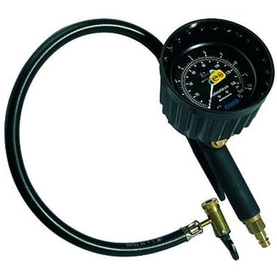 Handreifenfüllmesser, HS, Manometer Ø 80mm, geeicht, 0-12 bar/170 psi