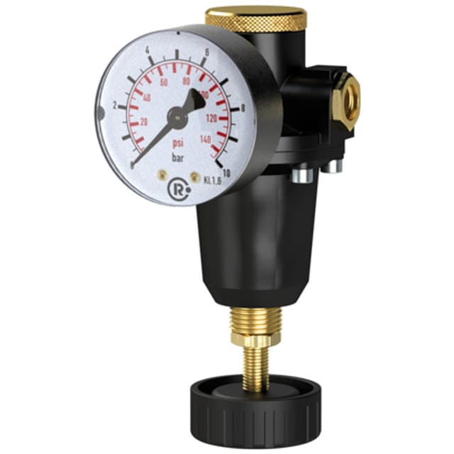Konstant-Druckregler inkl. Manometer, BG 1, G 3/8", 0,5 - 10 bar