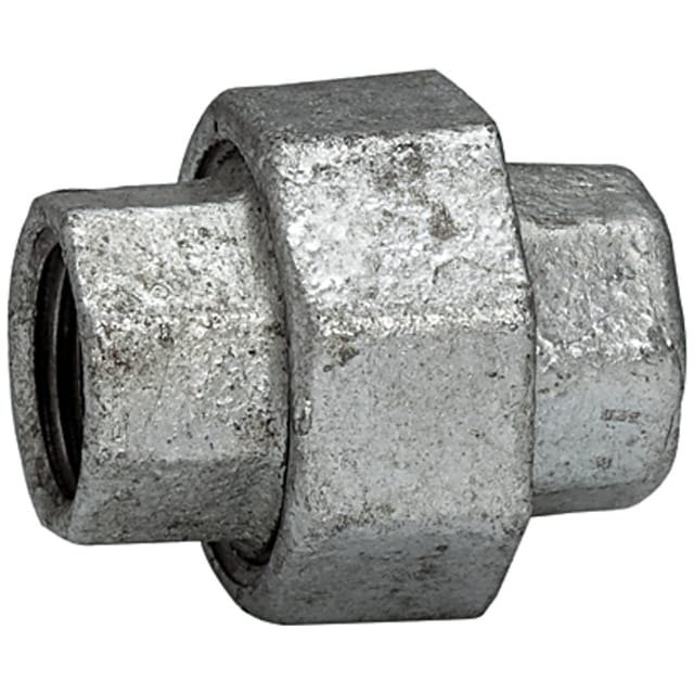 Verschraubung 330 I/I, Rp/Rp 1.1/4", Temperguss schwarz feuerverzinkt