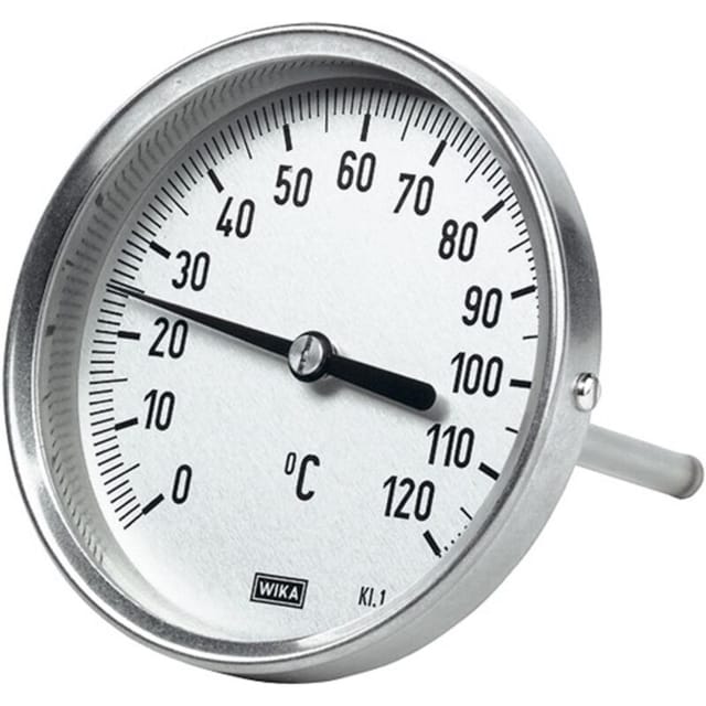 Bimetallthermometer, hochwertige Ausführung, L1=160/L2=140, Ø63, 0°C bis 160°C