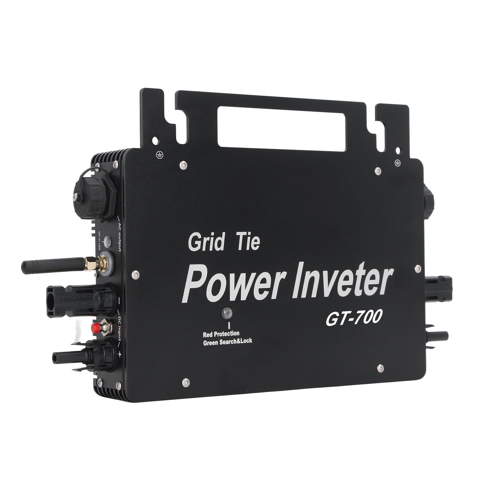 Mikro-solarwechselrichter 700w, Einphasig, Mit Wlan-anschluss, Dc Zu Ac 230v, Eu-stecker, Mini-netzwechselrichter Für Photovoltaikmodule