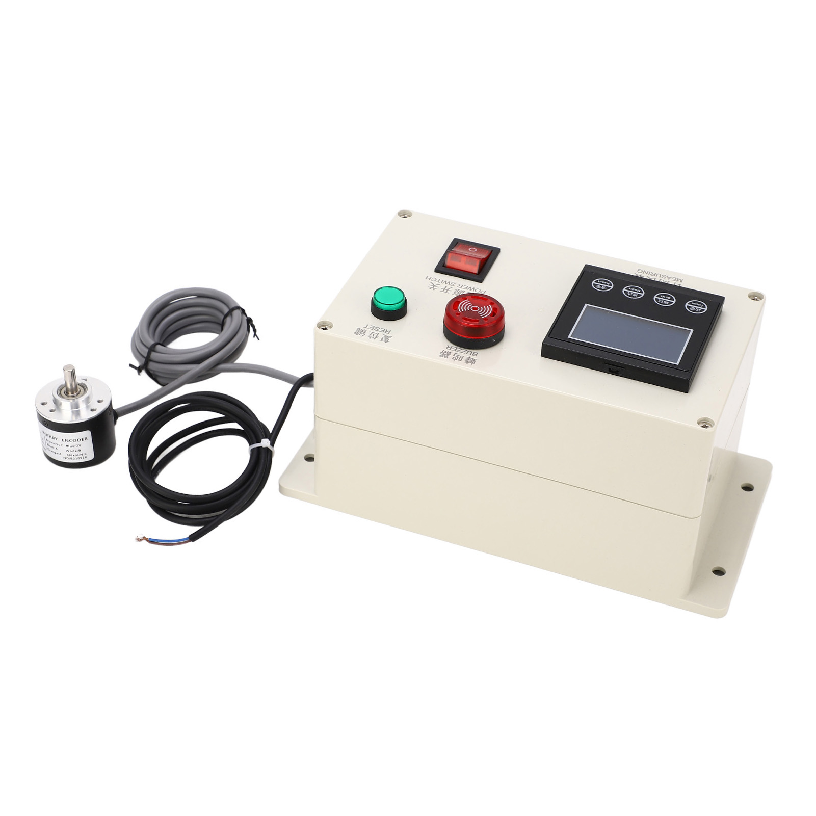 Zweireihiger 6-stelliger Digitalzähler, Längenmessung Mit Federunterstützung, Rad, Ac100-240v