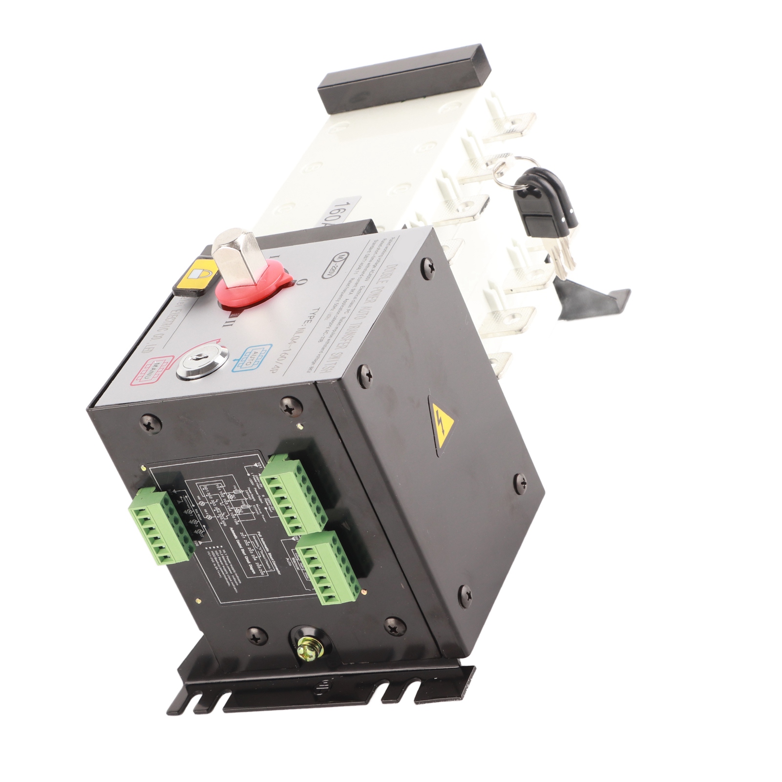 Bipolarer Invertergenerator, 2 Eingänge, 1 Ausgang, Automatischer Umschalter, 160 A, 400 V Ac, Duale Stromversorgung, Vollständig Isoliert