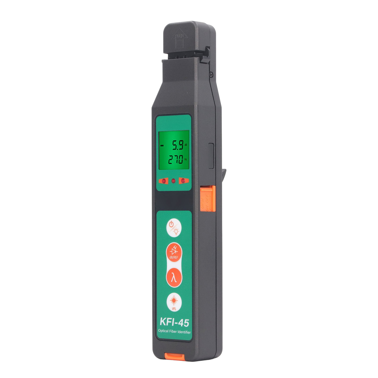 Glasfaserdetektor Mit Roter Led-beleuchtung, Vfl-leistungsmesser (800–1700 Nm), Lichtrichtungsanzeiger