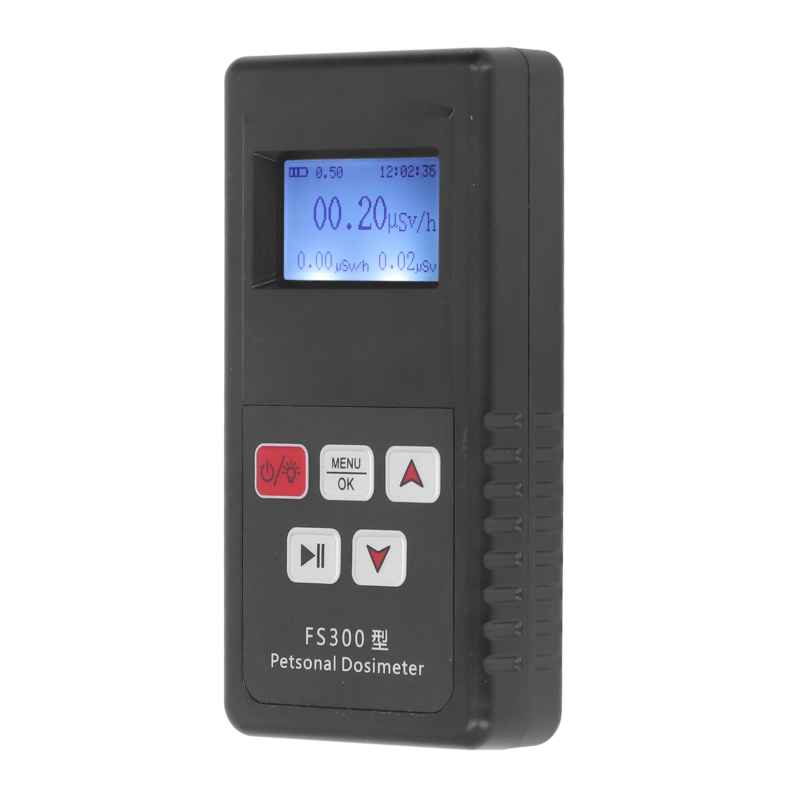 Dosimeter-geigerzähler Mit Strahlungsdetektor, Alarmfunktion Sowie Anzeige Von Durchschnitts- Und Gesamtdaten